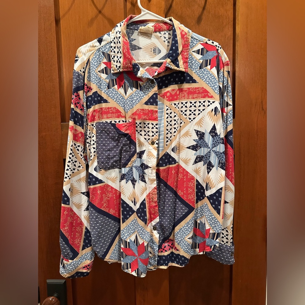 Sterling & stitch button up